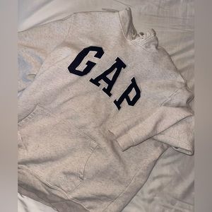 red and white gap hoodie